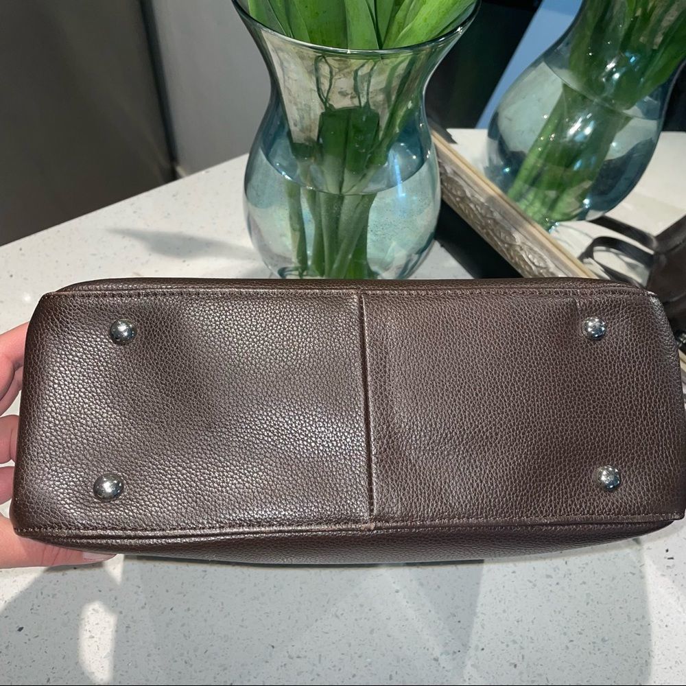 Longchamp Brown Leather Tote Bag - Picture 6 of 16